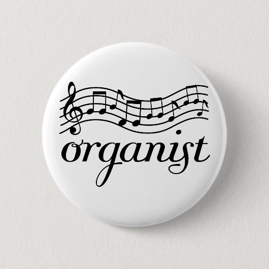 Organist-Musicalpersonal Button (Vorderseite)