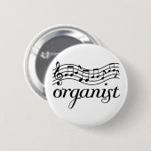 Organist-Musicalpersonal Button (Vorne & Hinten)