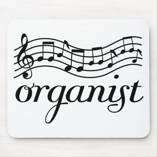 Organist-Musicalpersonal Mousepad (Vorne)