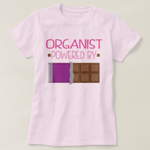 Organist-Schokoladen-Geschenk für sie T-Shirt