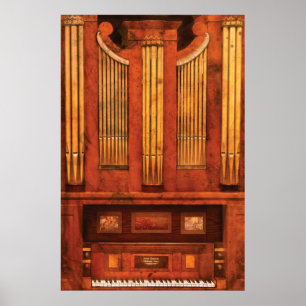 Organist - Skippack Ville Orgel - 1835 Poster