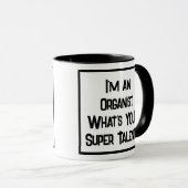 Organist Super Talent. Zwei Tone-Kaffee-Tasse Tasse (VorderseiteRechts)