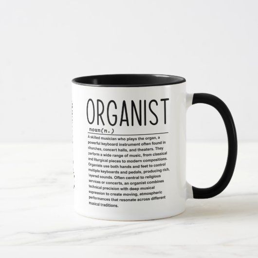 Organist Tasse (Rechts)