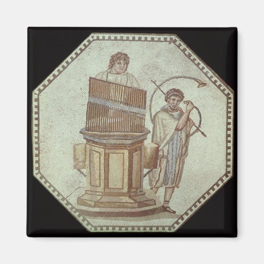 Organist und Hornspieler unterhalten Magnet (Vorne)