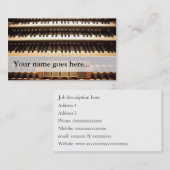 Organist-Visitenkarten - 3 Handbücher Visitenkarte (Vorne/Hinten)