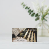 Organist-Visitenkarten Visitenkarte (Stehend Vorderseite)