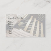 Organist-Visitenkarten Visitenkarte (Rückseite)