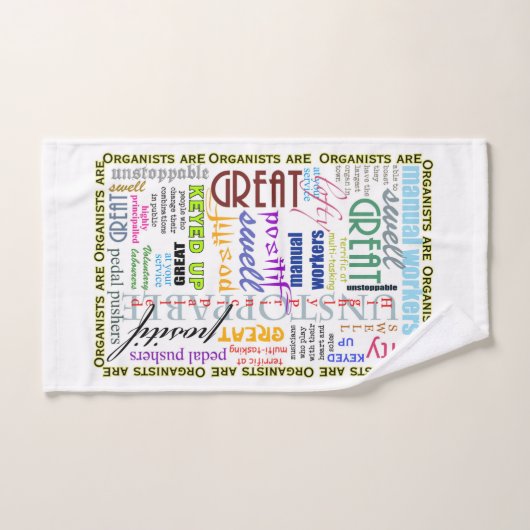 Organisten sind alles badhandtuch set (Handtuch)