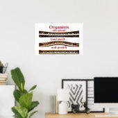 Organisten sind ein großes Plakat (Heimbüro)