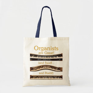 Organisten sind große Budget-Tasche in natürlich Tragetasche
