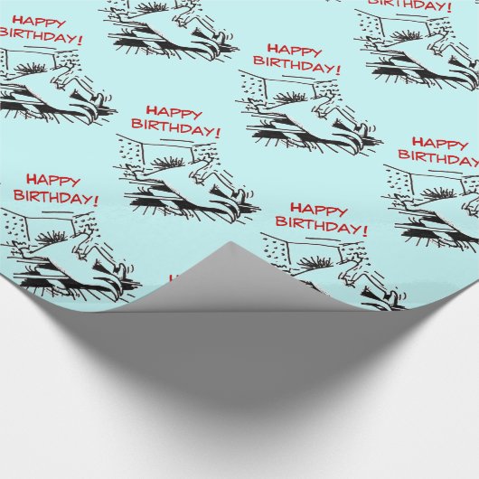 Organistgeburtstagsverpackung Geschenkpapier (Ecke)