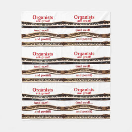 Organists are great blanket for cold concerts fleecedecke