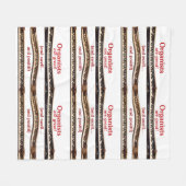 Organists are great blanket for cold concerts fleecedecke (Vorderseite (Horizontal))