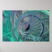 Organix - Blue Green Poster (Vorne)