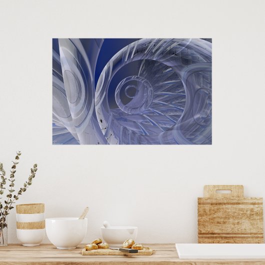 Organix - Silber Poster (Küche)