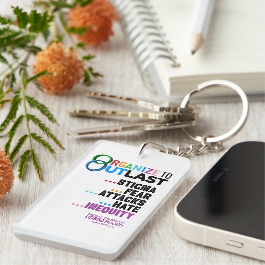 Organize to Outlast Keychain Schlüsselanhänger (Vorderseite rechts)