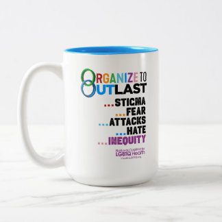 Organize to Outlast Mug Zweifarbige Tasse
