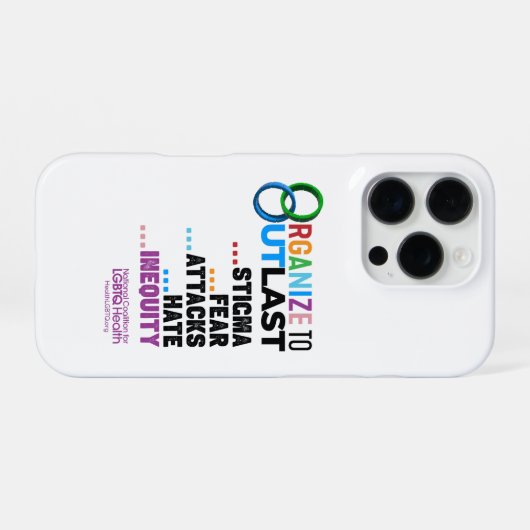 Organize to Outlast Phone Case iPhone Hülle (Rückseite (Horizontal))