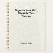 Organize Your Mind, Organize Your Therapy Planer (Vorderseite)