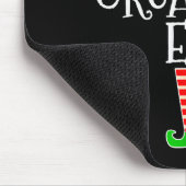 Organized Elf Group Matching Family Christmas Mousepad (Ecke)