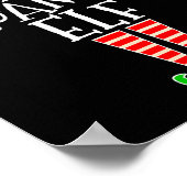 Organized Elf Group Matching Family Christmas  Poster (Ecke)