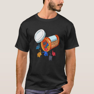 Organizer für die tägliche Pille mit Niedlichen Ti T-Shirt