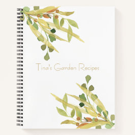 Organizer für Gold und Grünfolien Notizblock