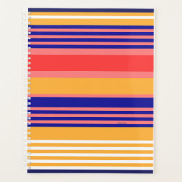 ORGANIZER YELLOW BLAU STRIPTER Planer