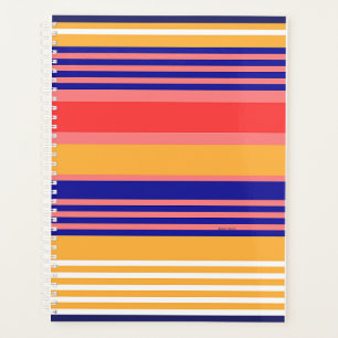 ORGANIZER YELLOW BLAU STRIPTER Planer
