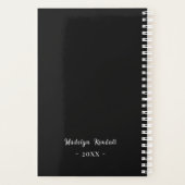 Organizing Grandma Photo Name Black & White Planer (Rückseite)