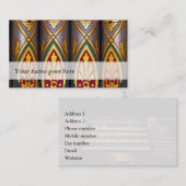 Organklassenkarten - dekorierte Rohre Visitenkarte (Vorne/Hinten)