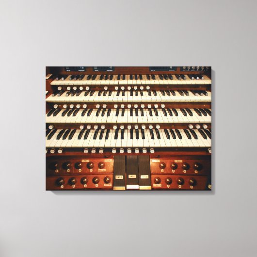 Organkonsole Leinwanddruck (Vorderseite)