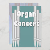 Organkonzertierung Einladung aquamarine Rohre (Vorne/Hinten)