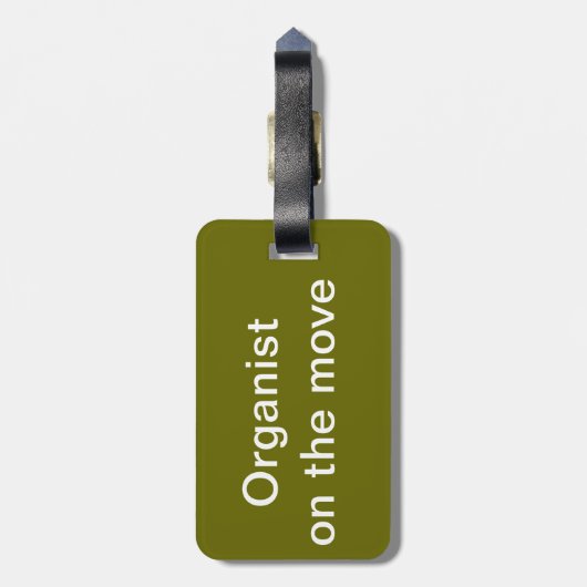 Organreisen Gepäckanhänger (Rückseite vertikal)