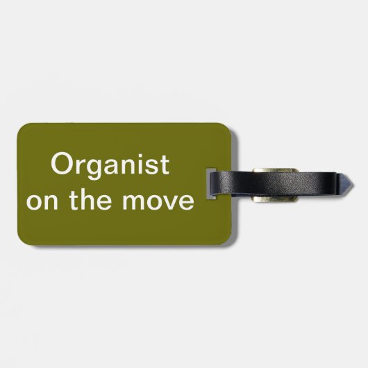 Organreisen Gepäckanhänger (Rückseite horizontal)