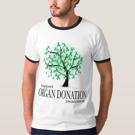 Organspende-Baum T-Shirt (Vorderseite)