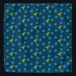 Organspende bei Haustieren Sensibilisierung und Tr Halstuch<br><div class="desc">Spaß und attraktive grüne Band- und Pfotendrucke auf marinem Hintergrund Haustierbandana! Wie kann man die Nachricht besser verbreiten,  als das Pelzkind anzuziehen? Unsere Pelzbabys spielen eine wichtige Rolle bei der Transplantationsreise. Kleine und große Bandana Optionen verfügbar.</div>