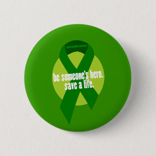 Organspende-Bewusstseins-Knopf Button