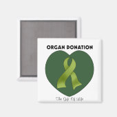 Organspende: Das Geschenk des Lebens Magnet (Vorderseite/Rückseite)