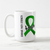 Organspende der Mut-Glauben-Hoffnungs-5 Kaffeetasse (Links)