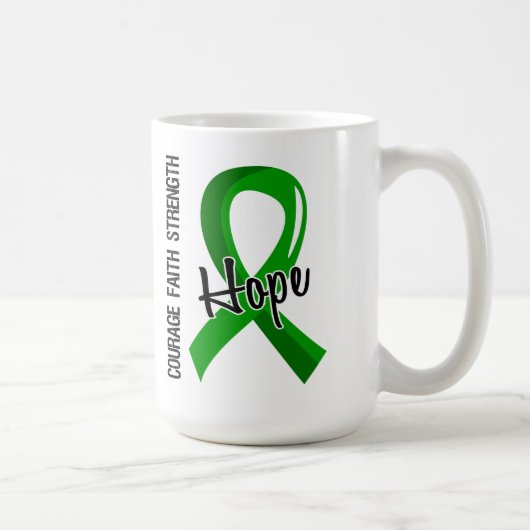 Organspende der Mut-Glauben-Hoffnungs-5 Kaffeetasse (Rechts)