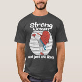 Organspende für Frauen Zitat für Organspender T-Shirt (Vorderseite)