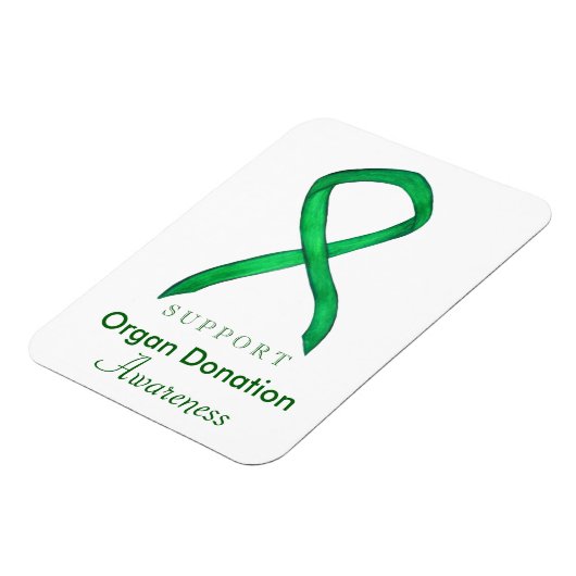 Organspende Grünes Bewusstsein Magnet (Linke Seite)