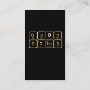 Organspende Niere Spender Medizinische Gesundheit Visitenkarte