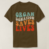 Organspende Rette Leben T-Shirt (Design vorne)