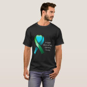 Organspende Rette Leben und Geberbewusstsein T-Shirt (Vorne ganz)