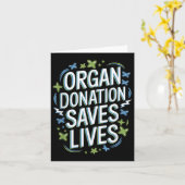 Organspende Rette Lebenszeit durch nationale Spend Karte (Gelbe Blume)