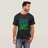 Organspende Rette Lebenszeit durch nationale Spend T-Shirt (Vorne ganz)
