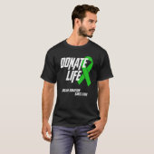 Organspende Rette Organspenderin T-Shirt (Vorne ganz)