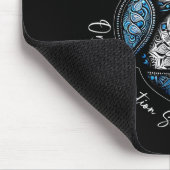 Organspende rettet Leben Herztransplantation Cardi Mousepad (Ecke)
